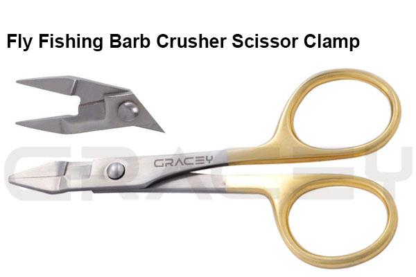 Barb Crushing Scissor Clamps 