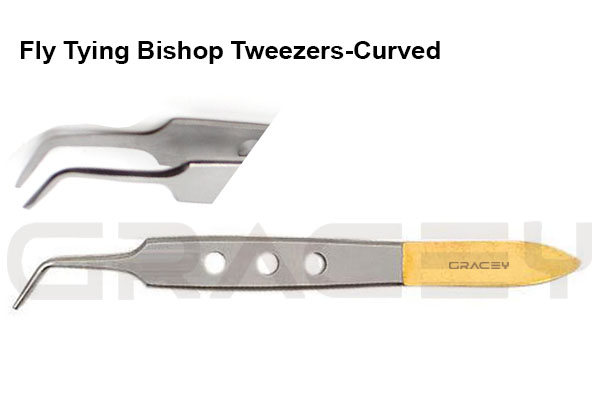 Fly tying Bishop Tweezers 