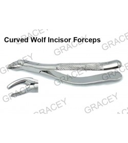 Curved Wolf Incisor Forceps