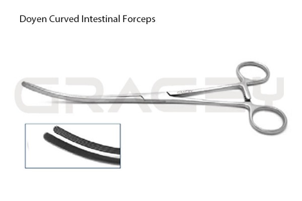 Doyen Forceps Curved