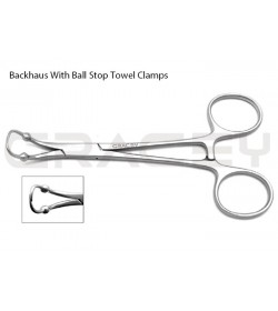 Backhaus Forceps with Ball Stop