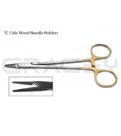 Crile Wood Needle Holders TC