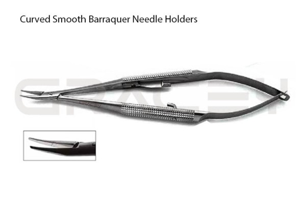 Barraquer Needle Holders Curved