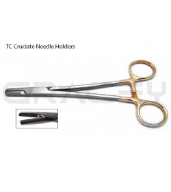 Cruciate Needle Holders Tungsten Carbide