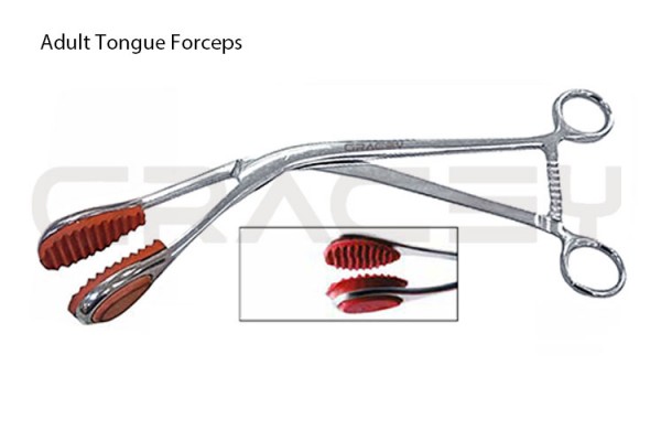 Adult Tongue Forceps