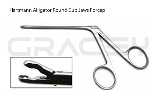 Hartmann Alligator Round Cup Forceps 