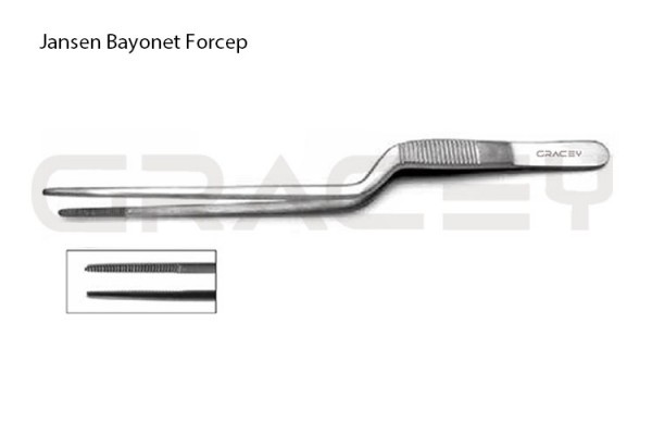 Jansen Bayonet Forceps