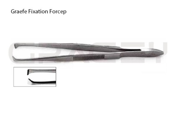 Graefe Fixation Forceps 
