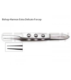 Bishop Harmon Forceps Serrated Delicate 