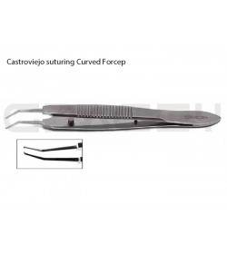 Castroviejo Suturing Forceps Curved 1x2