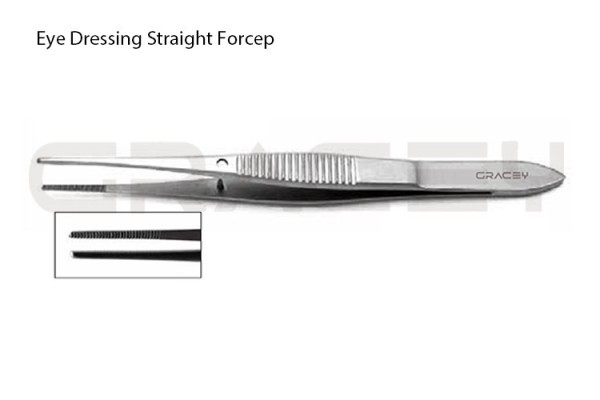 Eye Dressing Forceps Straight 