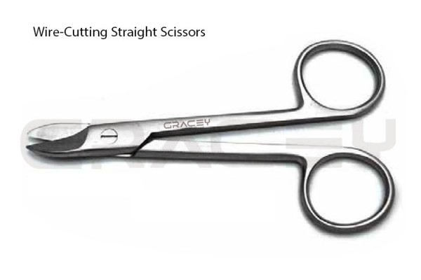 Wire Cutting Scissors Straight 