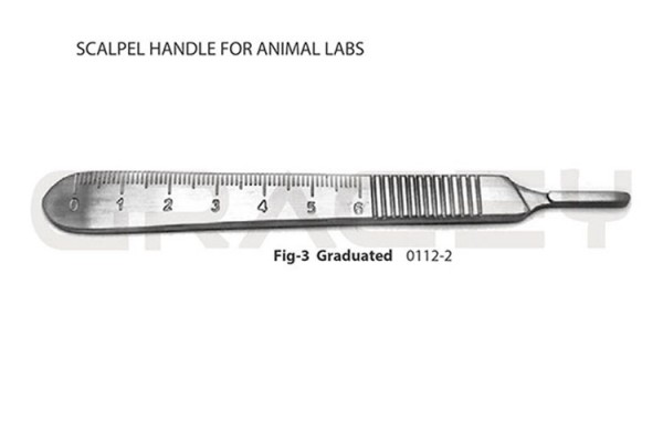 Disposable Scalpel 100 Pcs Scalpel/BP Handle #4 With Scale Surgical Dental Veterinary Dental Laboratory Scalpels, Surgical Blades & Handles