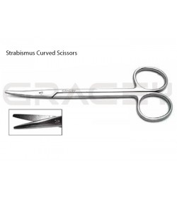 Strabismus Scissors Curved