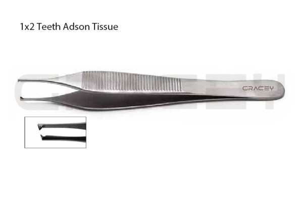 Adson Tissue Forceps 1x2 Standard  