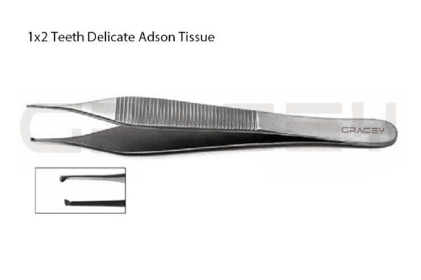Adson Tissue Forceps 1x2 Delicate
