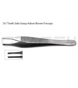 Adson Brown Forceps 7x7