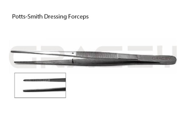 Potts Smith Dressing Forceps 