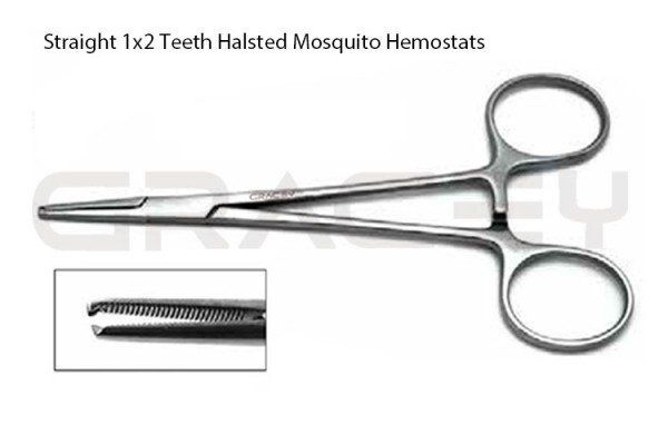 Halsted Mosquito Forceps Straight 1x2
