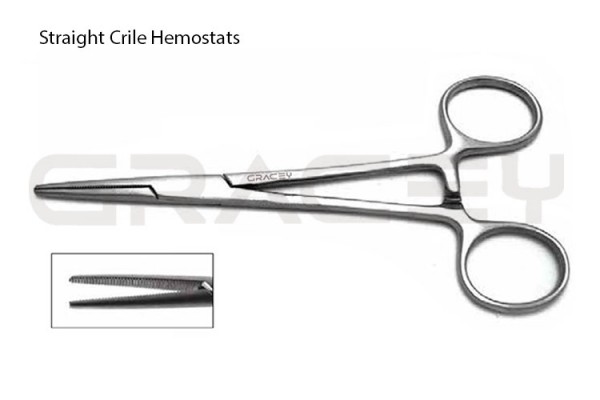 Veterinary Crile Forceps Straight