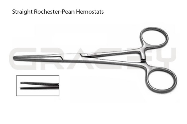 Rochester Pean Forceps Straight 