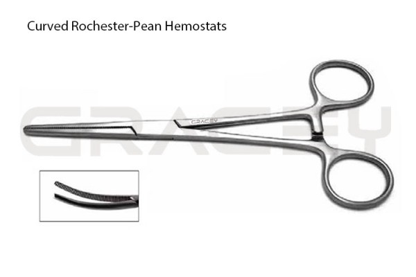 Rochester Pean Forceps Curved