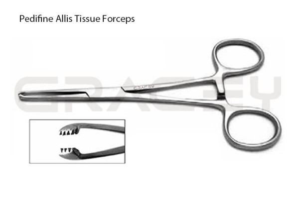 Allis Tissue Forceps Pedifine 